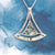 Hoka Paua shell inlay Steling Silver pendant - Canterbury Jewellers Shop