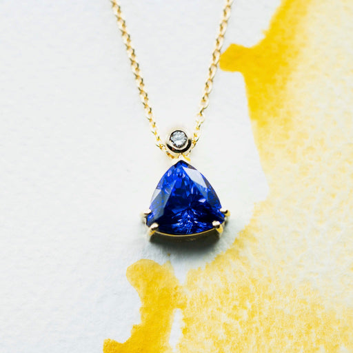Tanzanite pendant hand made in NZ