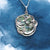 Curls Sterling Silver pendant with natural NZ Paua shell inlay - Canterbury Jewellers Shop NZ