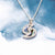 Y&Y Sterling Silver pendant with natural NZ Paua shell inlay - Canterbury Jewellers Shop
